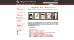 Desktop Screenshot of formby-clocks.co.uk